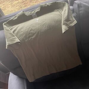 Gym shark, oversized green t-shirt size S